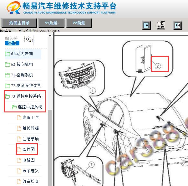 2013-2015年力帆720车身电脑位置