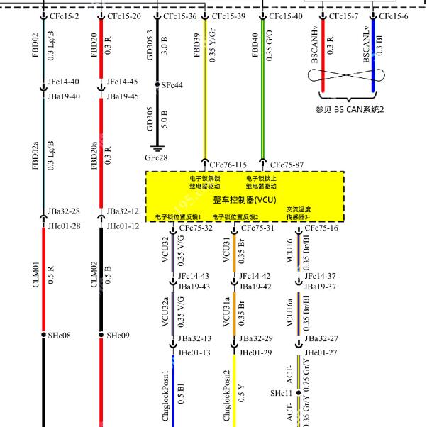2025年阿维塔12整车控制器电路图
