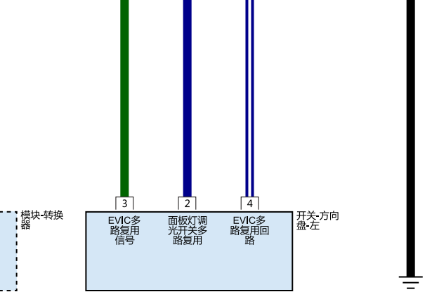 2012年吉普牧马人多功能方向盘电路图