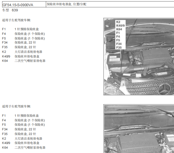2004年奔驰唯雅诺保险盒位置