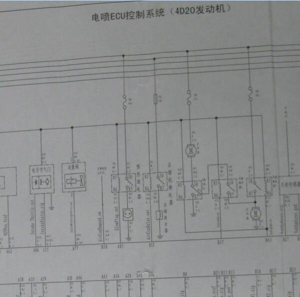 2012年长城哈弗H5 GW4D20发动机电路图