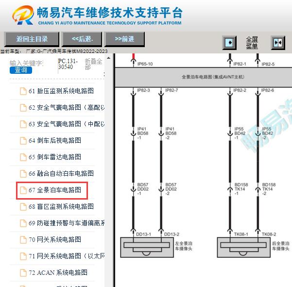 2023年广汽传祺M8 360电路图