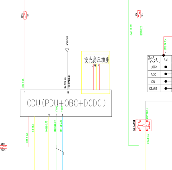 2023年吉麦凌宝COCO高压系统电路图