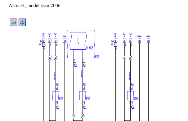 2006年欧宝雅特转向助力电路图资料