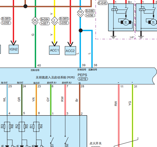 2022年星途汽车-星途追风PEPS模块电路图