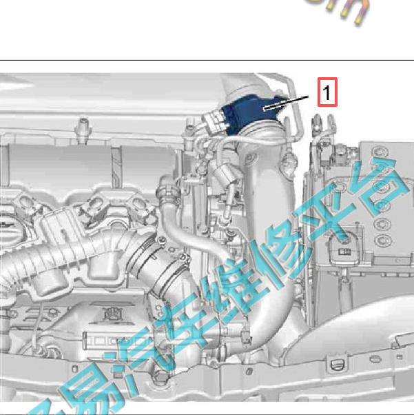 2014-2018年标志雪铁龙DS6空气流量计安装位置
