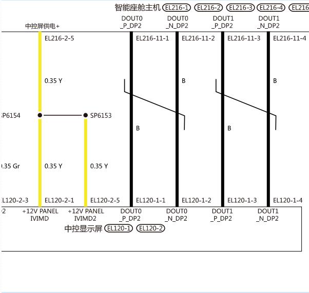 2022年零跑C11中控大屏电路图