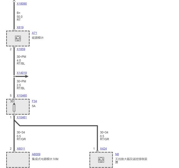 2006年宝马750Li电源模块电路图