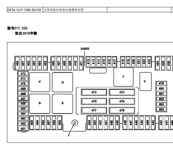 2014年奔驰S400保险丝位置