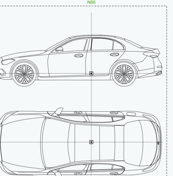 2023年奔驰C260L胎压监测模块安装位置