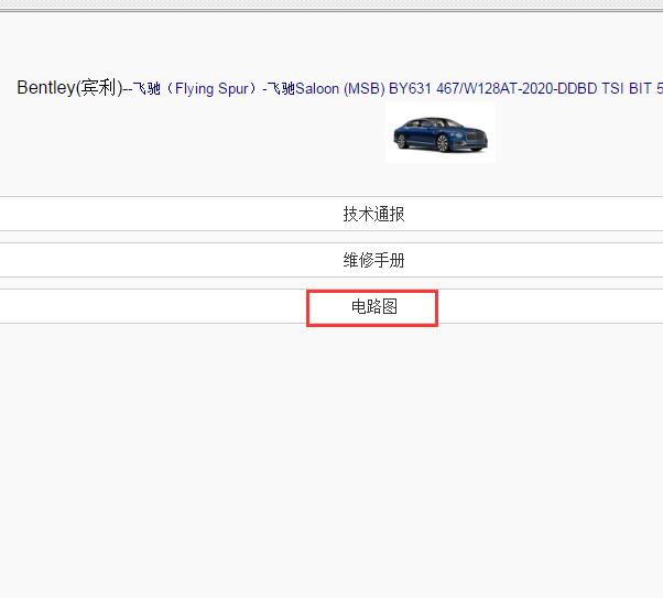 2020年宾利飞驰电路图
