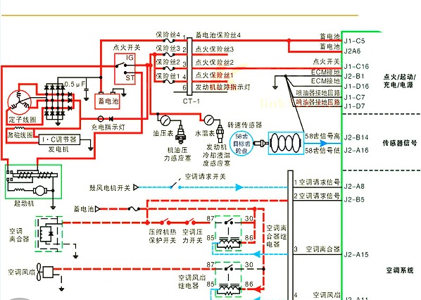 2014年金杯海狮发电机电路图
