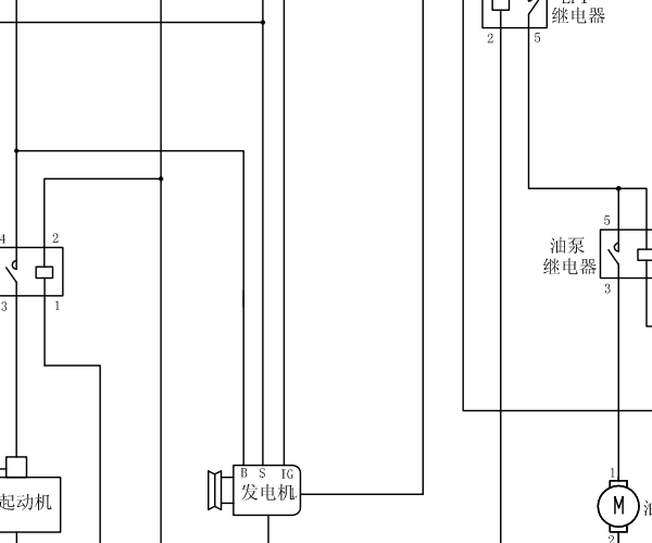 08年猎豹黑金刚发电机线路图