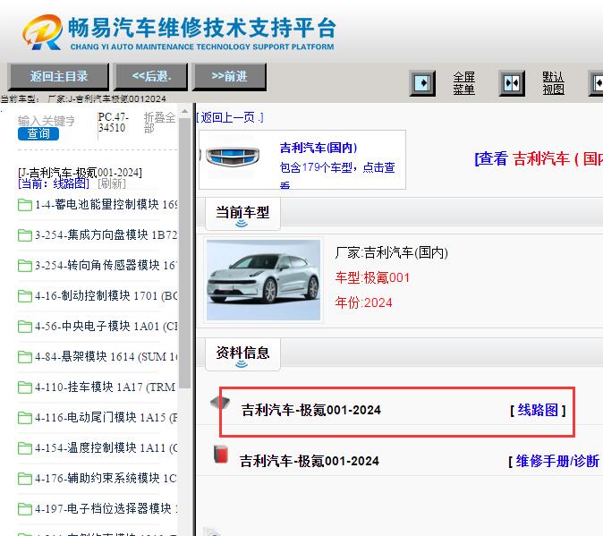 2024年极氪001全车电路图