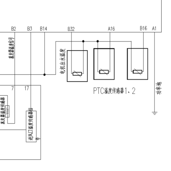 2021年长安奔奔E-Star PTC电路图