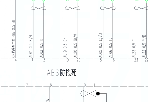 东风御风EM26 ABS和网络通讯电路图资料