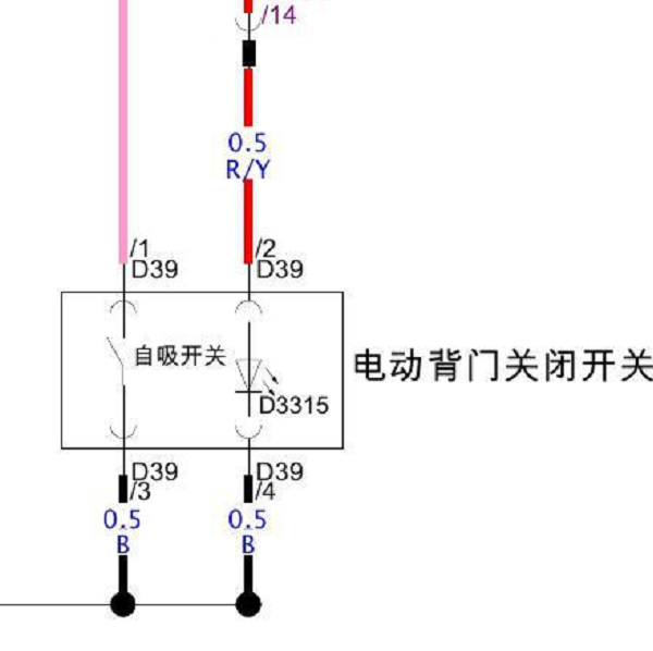 2020年长安汽车-CS35 Plus 后备箱锁电路图和BCM针脚资料