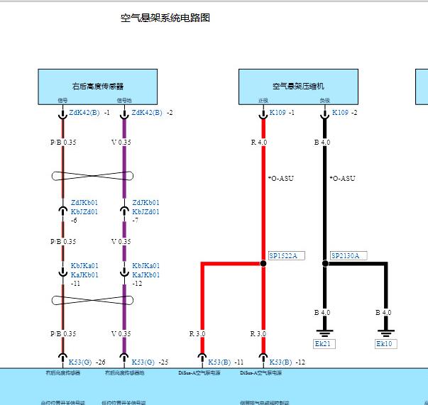 2025年腾势N9底盘悬架电路图