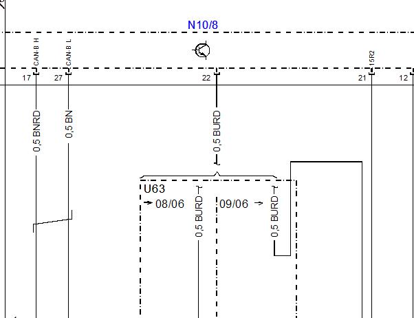 2006年奔驰GL450 SAM模块电路图资料
