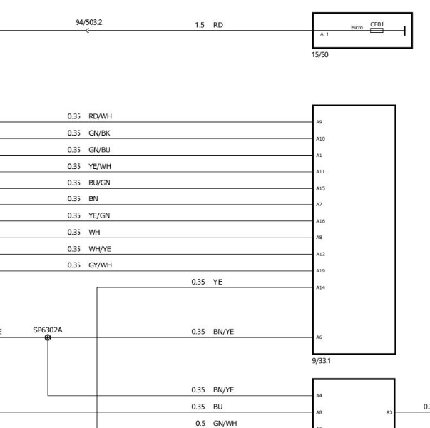 2023年领克01 门锁电路图
