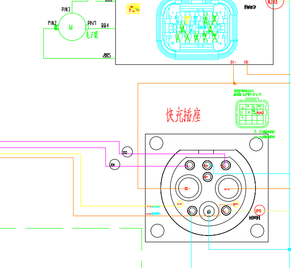 2018年九龙艾菲新能源快充电路图