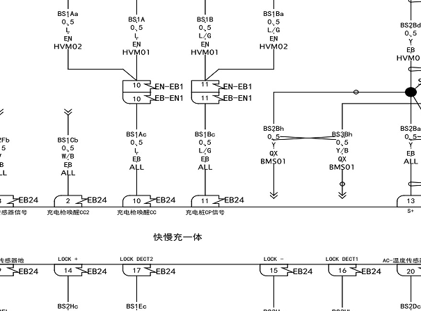 2023年哪吒X 充电电路图资料