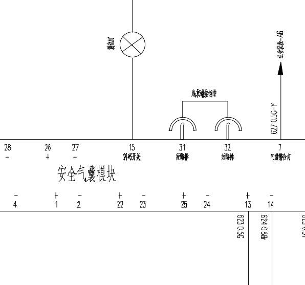 2017年九龙艾菲气囊电路图