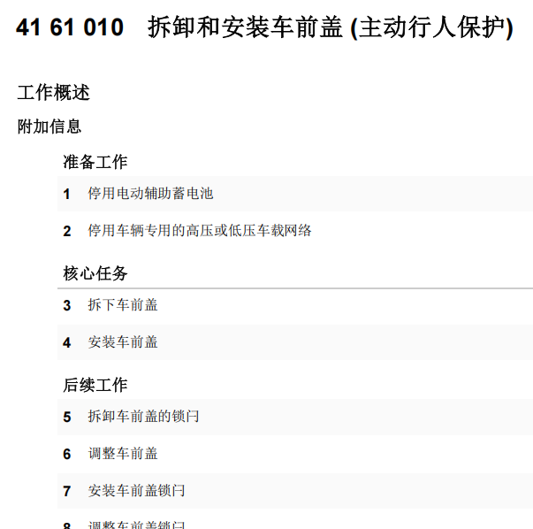 2023年宝马740Li 盖板拆装