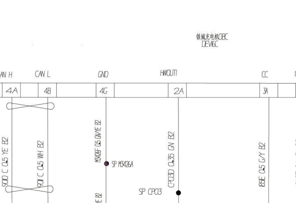 2020年东风风神E70充电机电路图资料