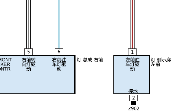 2015年克莱斯勒挑战者转向灯电路图