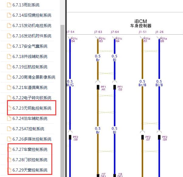 2020年长安CS75PLUS车身电路图