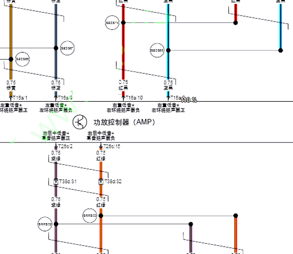 2025年北京汽车BJ40e 功放喇叭电路图和针脚资料