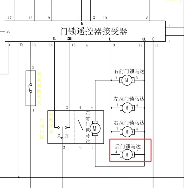 2010-2018年金杯阁瑞斯快运尾门电路图