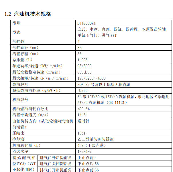 2017年福田风景486发动机维修资料