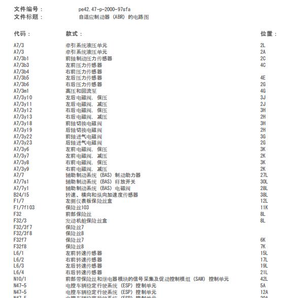 2013年奔驰S350L ABS电路图