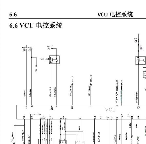 2021-2022年长安奔奔E-Star整车控制器电路图