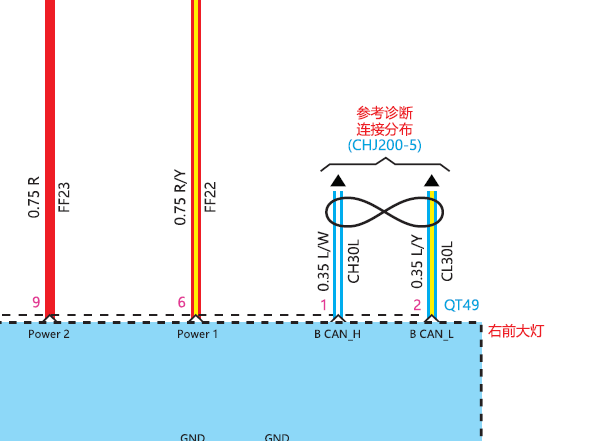 2024年理想L9大灯电路图资料