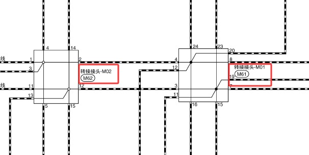 2017年日产逍客CAN网络节点M01和M02插头资料