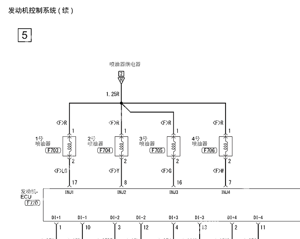 2020-2023年三菱欧蓝德发动机电路图资料