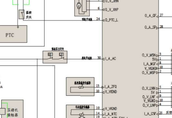 2018年康迪汽车EX3空调系统电路图资料