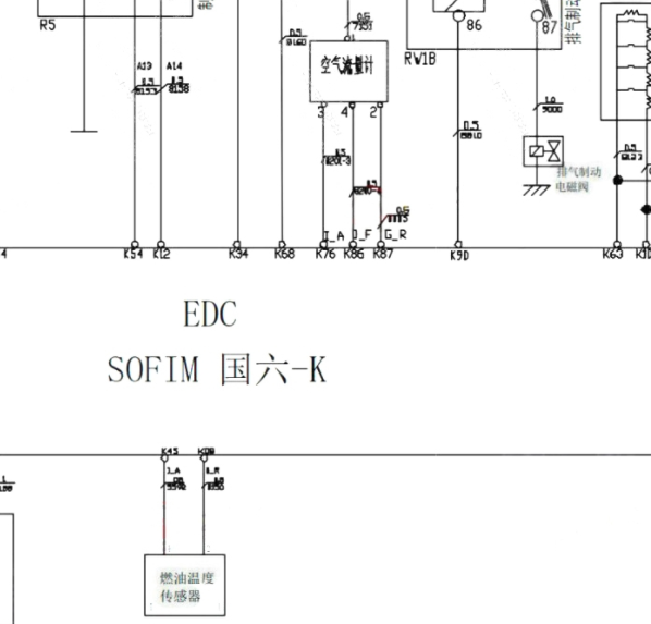 2021年依维柯欧胜发动机电路图