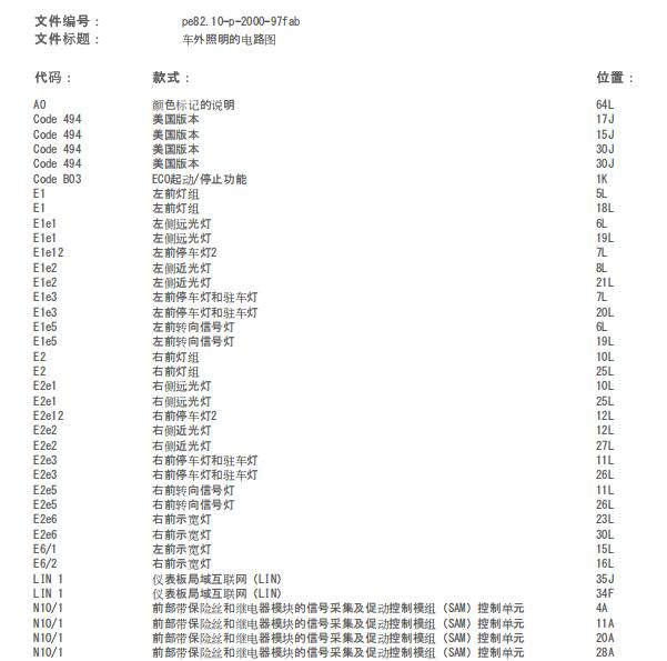 2008年奔驰C 280转向灯电路图