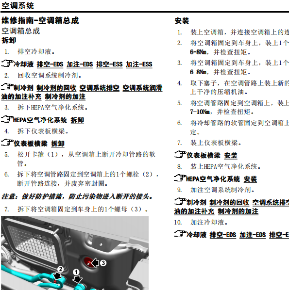 2023年智己LS6 空调系统维修手册