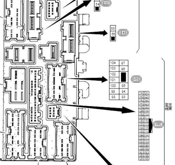 2024年日产探陆燃油泵保险位置