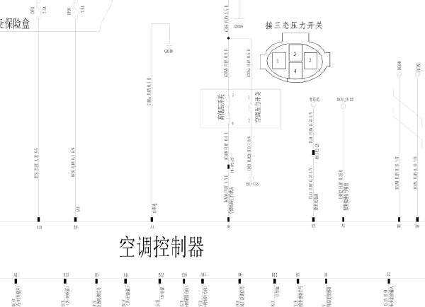 2022年长安欧尚X5空调电路图资料
