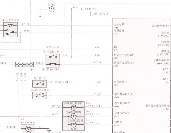 五十铃4KH1发动机电路图资料