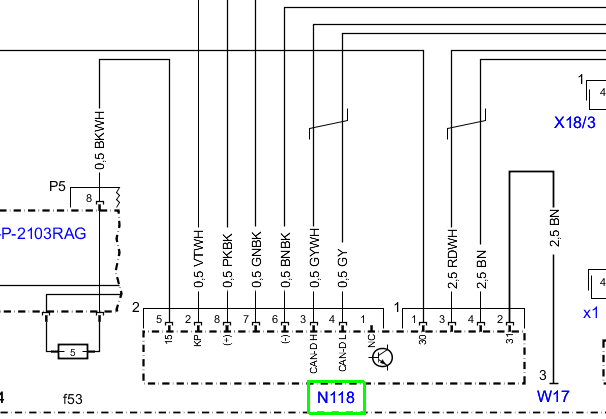 2010年奔驰R300燃油泵电路图资料