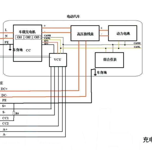 2020年江淮帅铃i3高压系统原理图