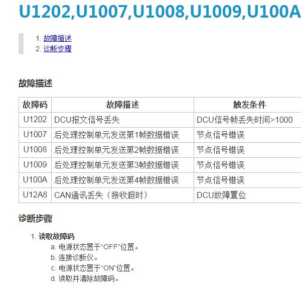 2023年郑州日产锐骐7 U1202故障码资料