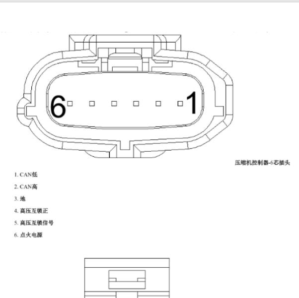 2022年江淮花仙子压缩机针脚定义